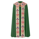 Male Medieval Cosplay Church Clergy Cloak Adult Long Cape Luxurious Robe - AwwwCos