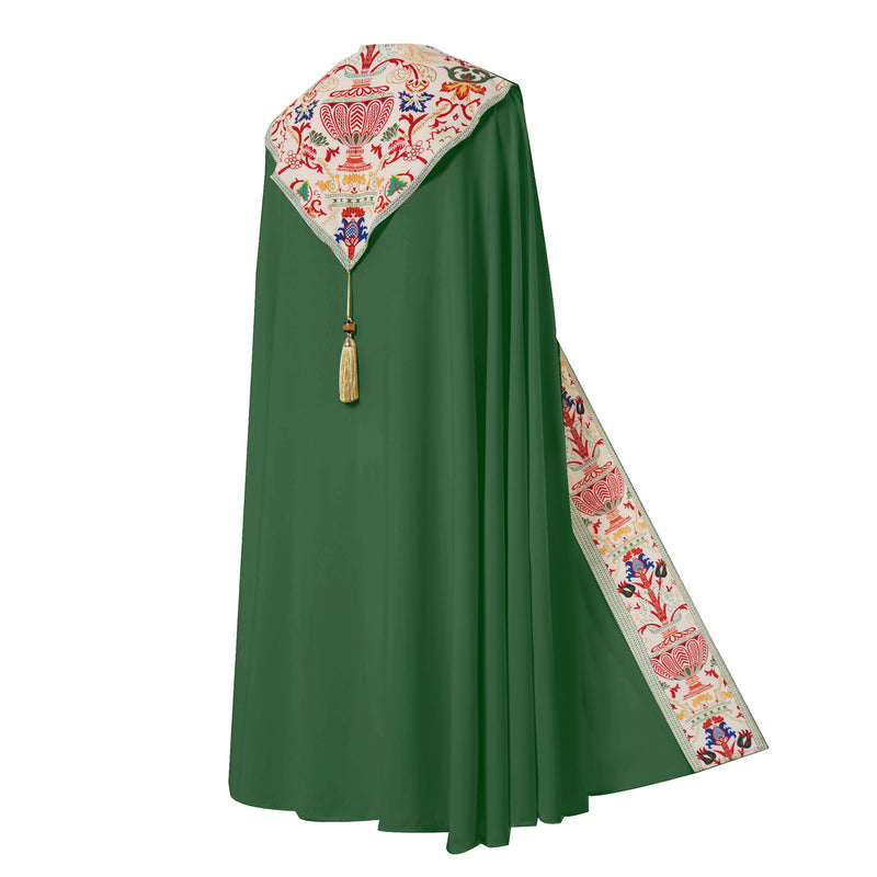 Male Medieval Cosplay Church Clergy Cloak Adult Long Cape Luxurious Robe - AwwwCos