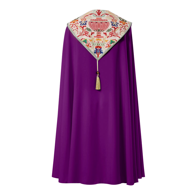 Male Medieval Cosplay Church Clergy Cloak Adult Long Cape Luxurious Robe - AwwwCos