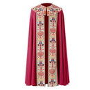 Male Medieval Cosplay Church Clergy Cloak Adult Long Cape Luxurious Robe - AwwwCos
