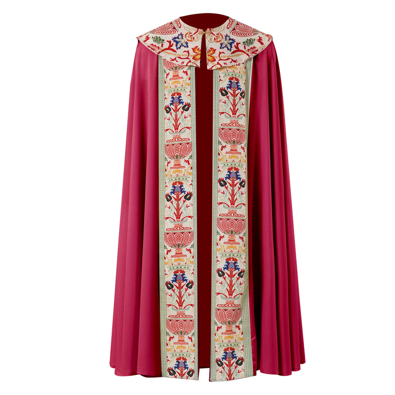 Male Medieval Cosplay Church Clergy Cloak Adult Long Cape Luxurious Robe - AwwwCos