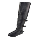 Male Medieval Pirate Boots Victorian Gothic Boots Flat Jazz Boots - AwwwCos