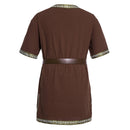 Male Medieval Renaissance Pirate Viking Tunic Cosplay Warrior Shirts