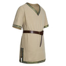 Male Medieval Renaissance Pirate Viking Tunic Cosplay Warrior Shirts