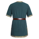 Male Medieval Renaissance Pirate Viking Tunic Cosplay Warrior Shirts