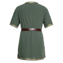 Male Medieval Renaissance Pirate Viking Tunic Cosplay Warrior Shirts