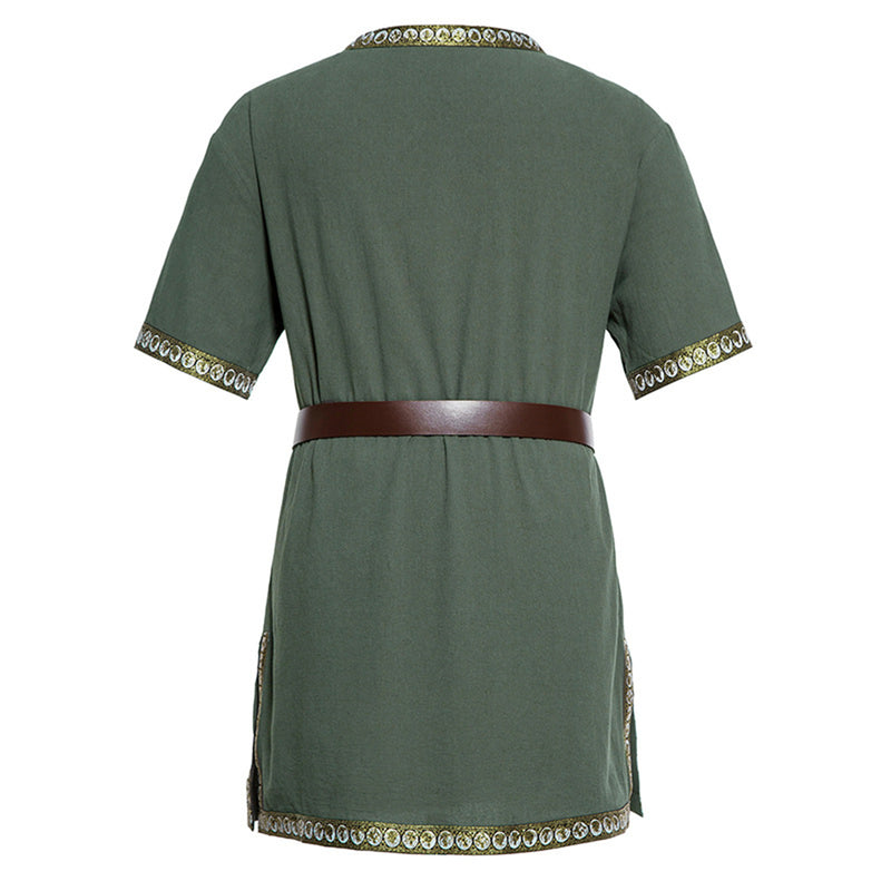 Male Medieval Renaissance Pirate Viking Tunic Cosplay Warrior Shirts