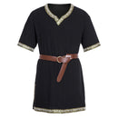 Male Medieval Renaissance Pirate Viking Tunic Cosplay Warrior Shirts