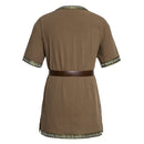Male Medieval Renaissance Pirate Viking Tunic Cosplay Warrior Shirts