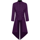Male Movie Halloween Tuxedo Medieval Retro Steampunk Party Trench - AwwwCos