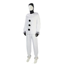 Male Movie Pierrot Clown Cosplay Costume White Suits - AwwwCos