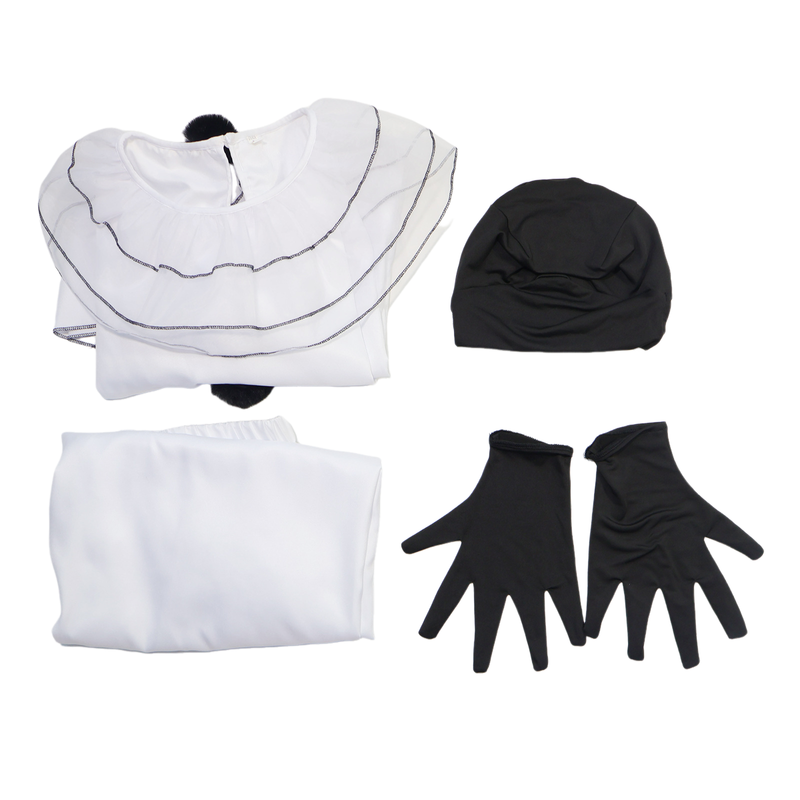 Male Movie Pierrot Clown Cosplay Costume White Suits - AwwwCos