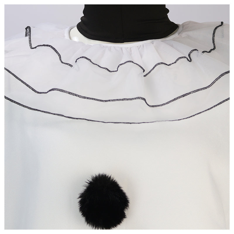 Male Movie Pierrot Clown Cosplay Costume White Suits - AwwwCos