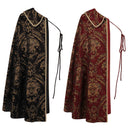Male Noble Tudor King Cosplay Costume Costume Cape Half Shoulder Cloak - AwwwCos