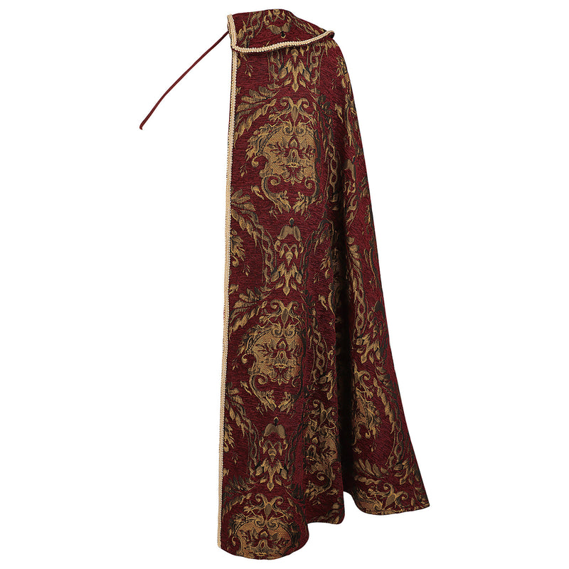 Male Noble Tudor King Cosplay Costume Costume Cape Half Shoulder Cloak - AwwwCos