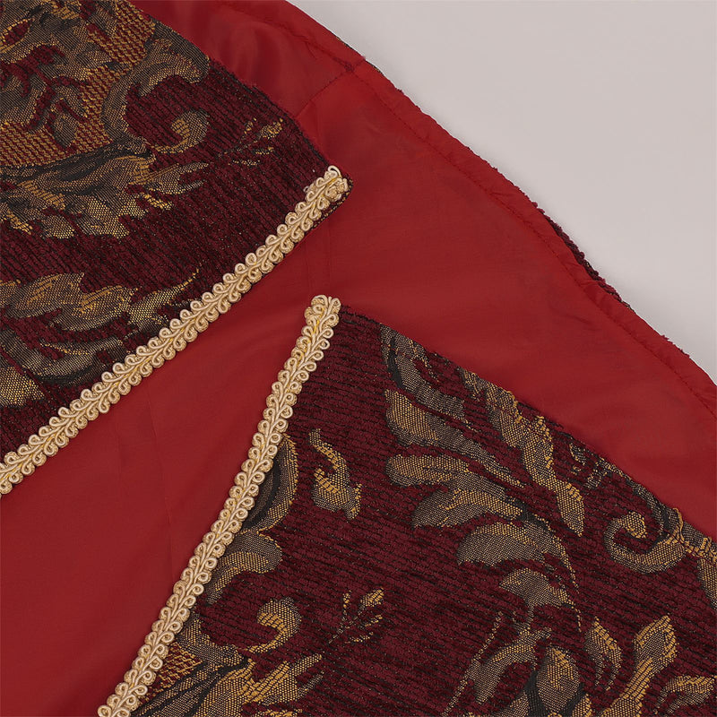 Male Noble Tudor King Cosplay Costume Costume Cape Half Shoulder Cloak - AwwwCos