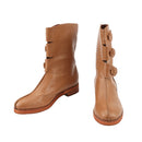 Male Pirate Viking Cosplay Boots Lace Up Vintage Stage Tied Pointed shoes