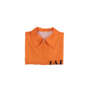 Male Prisoner Cosplay Costume Jail Criminal Jumpsuit Orange Work Coveralls - AwwwCos