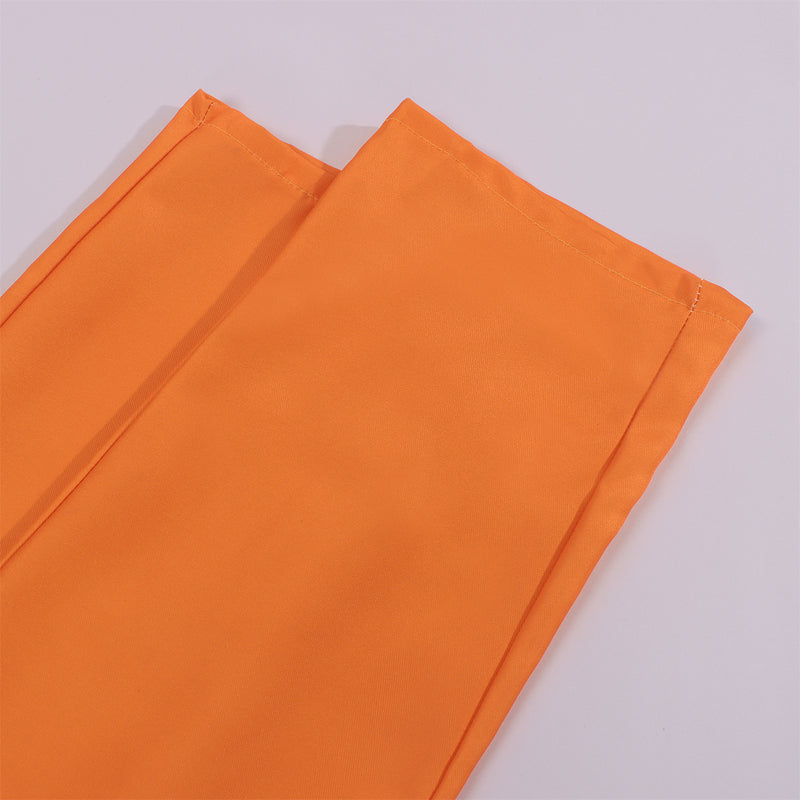 Male Prisoner Cosplay Costume Jail Criminal Jumpsuit Orange Work Coveralls - AwwwCos