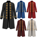 Male Retro Royal Court Gothic Steampunk Retro Uniform Tailcoat - AwwwCos