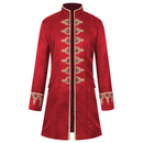 Male Royal Court Gothic Steampunk Retro Collar Uniform PerforMale Royal Court Gothic Steampunk Retro Collar Uniform Performance Tailcoatmance Tailcoat - AwwwCos