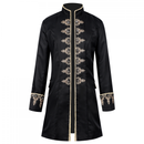 Male Royal Court Gothic Steampunk Retro Collar Uniform PerforMale Royal Court Gothic Steampunk Retro Collar Uniform Performance Tailcoatmance Tailcoat - AwwwCos