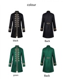 Male Royal Court Gothic Steampunk Retro Collar Uniform PerforMale Royal Court Gothic Steampunk Retro Collar Uniform Performance Tailcoatmance Tailcoat - AwwwCos
