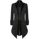Male Steampunk Victorian Literature Black Dark Pattern Retro Gothic Tuxedo