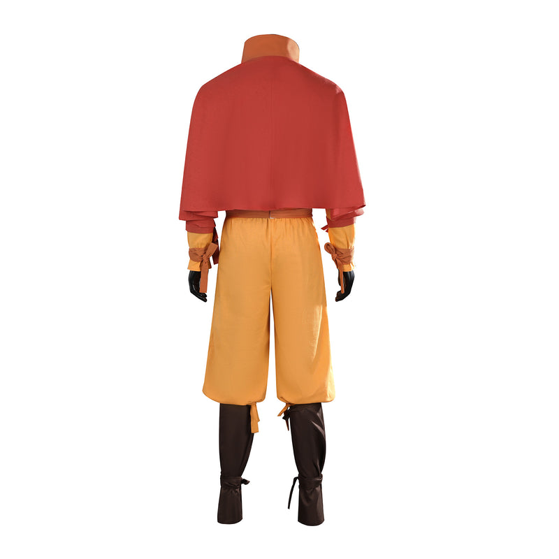 Male TV Series Avatar The Last Airbender Aang Cosplay Costume - AwwwCos