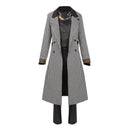 Male TV Series Loki Sylvie Cosplay Costume Houndstooth Trench - AwwwCos
