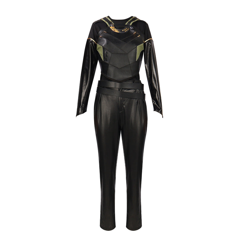 Male TV Series Loki Sylvie Cosplay Costume Houndstooth Trench - AwwwCos