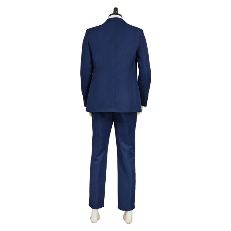 Male TV Series Severance Mark Scout Cosplay Costume Navy Blue Uniform - AwwwCos