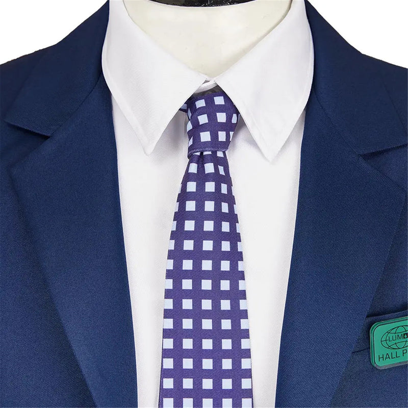 Male TV Series Severance Mark Scout Cosplay Costume Navy Blue Uniform - AwwwCos