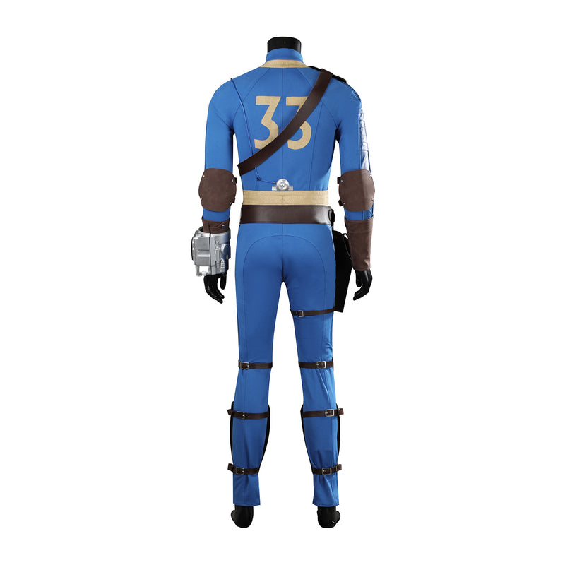 Male TV series Fallout Season 1 Cosplay Costume Blue Jumpsuit - AwwwCos