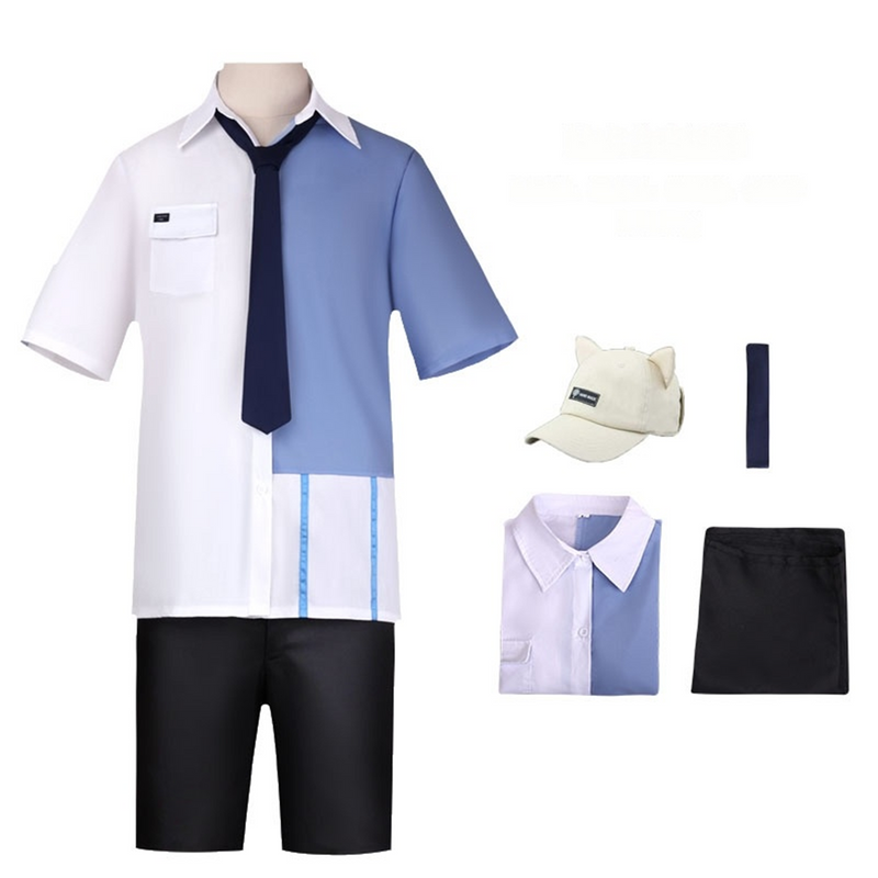 Male Anime Link Click Lucas Cosplay Costume Summer Outfits