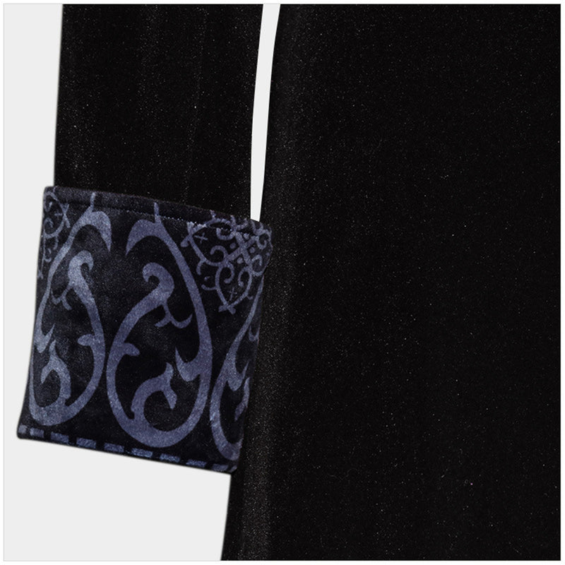 Male Steampunk Victorian Literature High Collar Retro Gothic Tuxedo