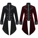 Male Steampunk Victorian Literature High Collar Retro Gothic Tuxedo
