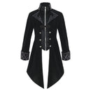 Male Steampunk Victorian Literature High Collar Retro Gothic Tuxedo