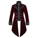 Male Steampunk Victorian Literature High Collar Retro Gothic Tuxedo