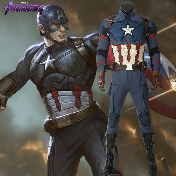 Comics Avengers: Endgame Captain America Steven Rogers Cosplay Costume