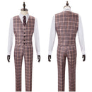 Matilda Cosplay Mr Wormwood Plaid Suit Uniform Roald Dahl's Costume