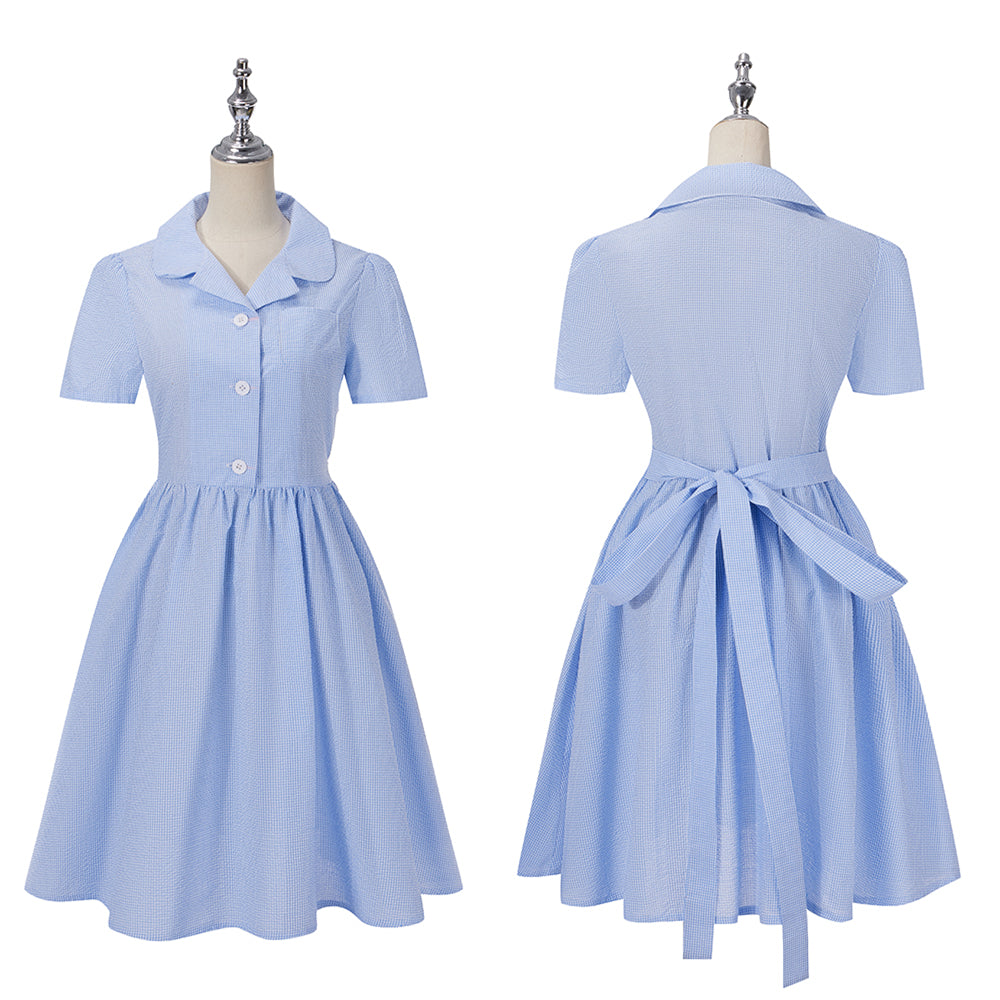 The Musical Blue Skirt Fancy Dress Roald Dahl Cosplay Costume