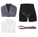 Roald Dahl’s Matilda the Musical Grey School Uniform Boy Girl Strap Shorts - AwwwCos