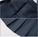 Matilda the Musical Grey School Uniform Girl Strap Short Skirt JK Pleated Dress - AwwwCos