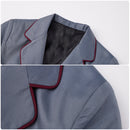 Matilda the Musical Grey School Uniform Girl Strap Short Skirt JK Pleated Dress - AwwwCos