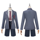 Musical Matilda Gray School Uniform Boys Girls Suspenders Shorts Shirts Ties Costume - AwwwCos