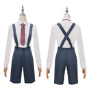 Musical Matilda Gray School Uniform Boys Girls Suspenders Shorts Shirts Ties Costume - AwwwCos