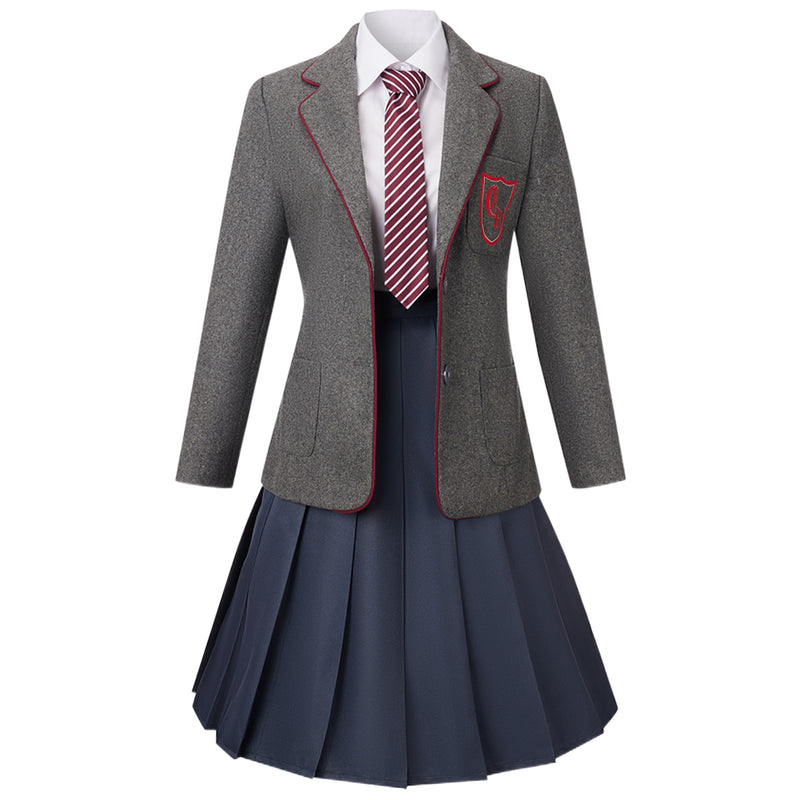 Plus Size Matilda the Musical Cosplay Costume School Uniform Suit
