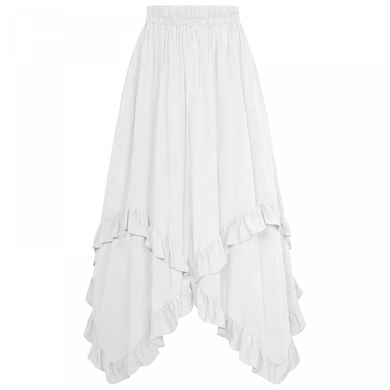 Maxi Renaissance Long Skirts for Women High Waist Rome Dress