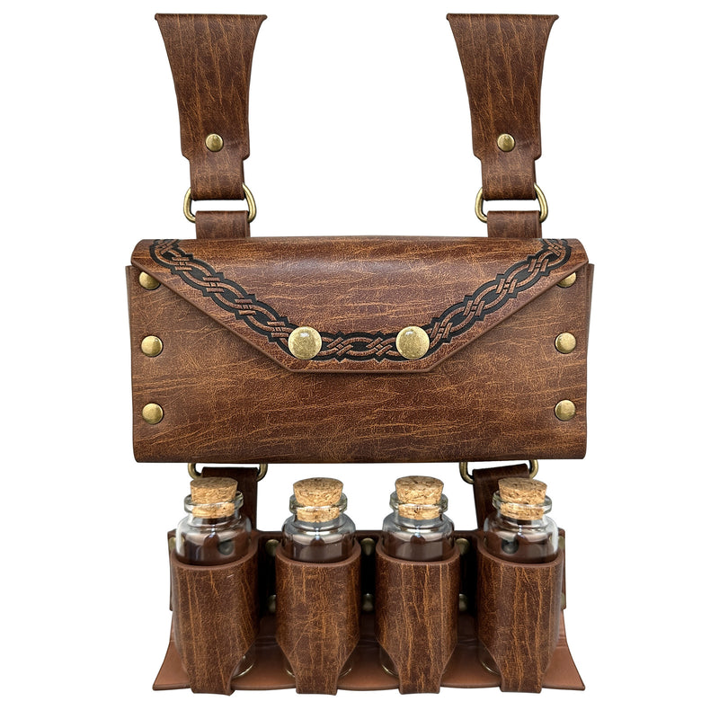Medieval Alchemy Bottle Pockets Nordic Viking Style Vintage Cosplay Props - AwwwCos